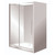 Symphony Alcove Shower Set Aquero Flat Wall White 1000 x 1200 x 1000mm