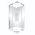 Symphony Shower Set V-Slider Flat Wall Silva 1000mm