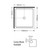 Symphony Shower Set V-Slider Flat Wall Silva 1000mm