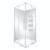 Symphony Shower Set V-Slider Moulded Wall White 1000mm