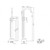 Uno Bath Column With Hand Piece Matte Black