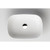 Helix Vessel Basin Matte White Ceramic