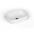 Helix Vessel Basin Matte White Ceramic