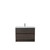 Carlton Floor Standing Vanity 2 Drawer 1000mm Charred Oak