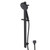 Prestigio Multi Spray Handshower Set Separate Elbow Round Head Black