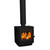 Oscar Wood Burner CA Sub 0.5 Gunmetal Black