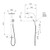 Axiss Rain Shower Column Black