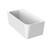 Contro Back-To-Wall Bath 1600 x 750 x 585mm White
