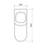 Cube Wall Hung Urinal