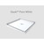 Bravo Shower Base And Screen Package 1200 x 900mm Hinged Screen
