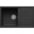 Granitek Insert Single Sink 790mm Black