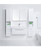 Tall Cupboard 1 Open Shelf 1 Door 2 Drawers 300 x 1700 x 290mm White
