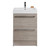 Tessa Floor Standing Vanity 2 Drawer 600mm Southern Oak
