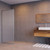 Reeded Glass Framed Panel 1000 x 1960mm High Chrome