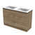 Classic Valley Floor Standing Vanity Double Bowl 2 Door 2 Drawer 1200mm