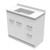 Statesman Floor Standing Vanity Classic Ultra Gloss White 900mm