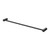 Vivid Slimline Single Towel Rail 600mm Matte Black