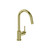 Mode Gooseneck Sink Mixer Brushed Brass Lead Free