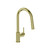 Mode Pullout Spray Gooseneck Sink Mixer Brushed Brass