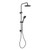 Pina Twin Shower Matte Black 153-6500-10