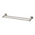 Radii Double Towel Rail 600mm Square Plate Matte Black RS813 MB