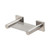 Radii Soap Dish Square Plate Brushed Nickel RS895 BN