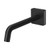 Toi Wall Bath Outlet 180mm Matte Black 108-7620-10