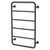 Vivid Slimline Towel Ladder 800 x 500mm Matte Black 111-8700-10