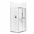 Ellure Wall Shower Liner 3 Wall Tile Look 0-1200mm Simply White ELL-WPP-7