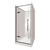 Edge Frameless Shower Enclosure Flat Wall 1200 x 900 x 1200mm x 2m High Black