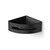 Edge Corner Shower Caddy Single Tier Black