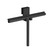 Edge T Bar Shower Wiper And Holder 240 x 173.4mm Black