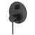 Vivid Slimline Shower/Bath Diverter Mixer Fit-Off Kit Matte Black