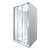 Symphony Aquero Alcove Shower Set Flat Wall Sliding Stacker Door 760 x 900mm Silva S7X9X7AQASIFWS