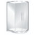 Symphony Curvato Round Shower Set Left Hand Flat Wall 1200 x 800mm Silva CR12X8SIFWLH