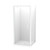 Pacific Shower Enclosure Kit 900 x 900mm 2 Sided Flat Wall Pivot Door White Centre Waste