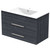 Pacific Vanity 900mm Double Drawer Wall Charred Oak