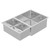 Kitchen Sink Double Bowl 695 x 440mm Right Hand Main Bowl
