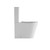 Tornado Zero Rim Back to Wall Toilet Matte White