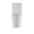 Tornado Zero Rim Back to Wall Toilet Matte White