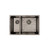Aurora Kitchen Sink AA602L Bowl and 1/4 Gunmetal WBP515117