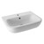 Emilia 450 Wall Basin White 450mm x 340mm 1 Tap Hole