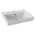 Quado 550 Wall Basin White 550mm x 445mm 1 Tap Hole