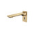Urbane II Sensor Wall Outlet Brushed Brass 180mm