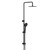 Tube Shower Column Matt Black