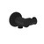 Tube Adjustable Handshower Bracket With Wall Coupling Matt Black