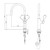 Extractable Kitchen Mixer Brushed Stainless