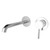 Wall Mounted Basin Mixer Brushed Stainless