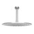 Rain Shower And Ceiling Arm Brushed Stainless