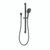 Axiss II Single Spray Slide Shower Black